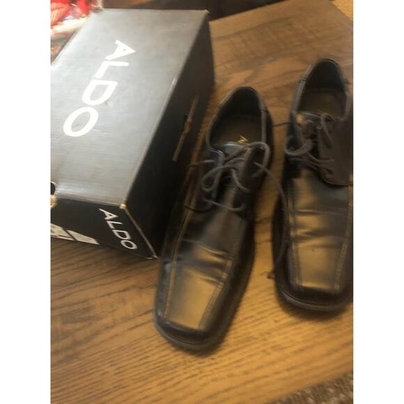 Men’s ALDO Powsey Black Laced Dress Shoes - US Size 10.5 main image 6